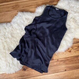 Clu Silk Sleeveless Asymmetrical Shift Dress